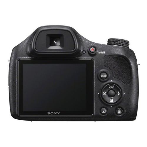 Sony Cyber-shot DSC-H400 - Appareil photo numérique - compact - 20.1 MP - 720 p - 63x zoom optique - noir