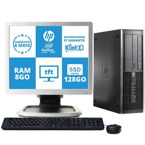 Hp elite 6000 celeron dual core - 2.5 Ghz - Ram 8 Go - DD 128 Go