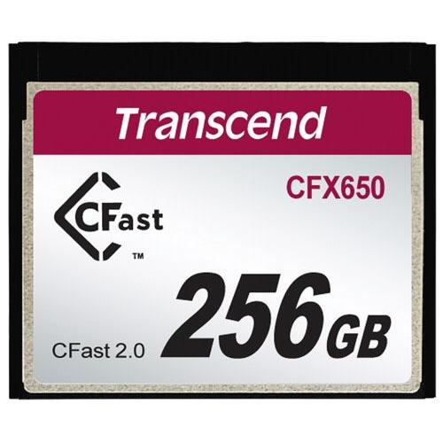 Transcend CFast 2.0 CFX650 - Carte mémoire flash - 256 Go - CFast 2.0