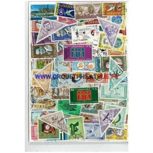 Jordanie 25 Timbres Differents Obliteres