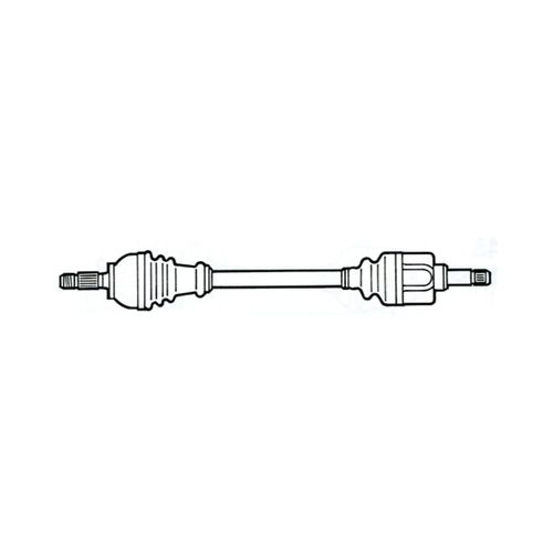 Cardan, Transmission Avant Gauche, Conducteur Citroen Ax 1,0 Tu9m/Z Essence Consigne Incluse