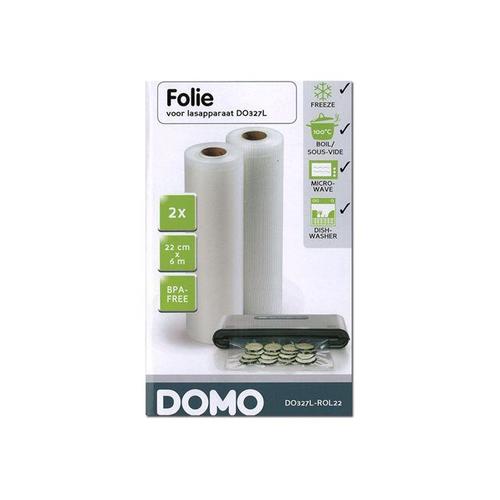 DOMO DO327L-ROL22 - Rouleau - pour emballeuse sous vide (pack de 2)
