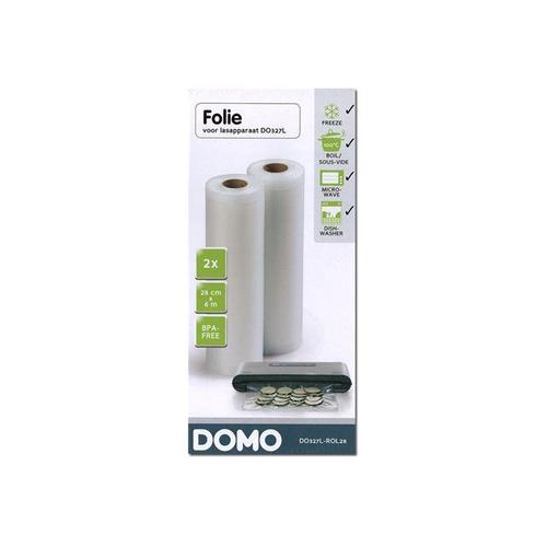 DOMO DO327L-ROL28 - Rouleau - pour emballeuse sous vide (pack de 2)