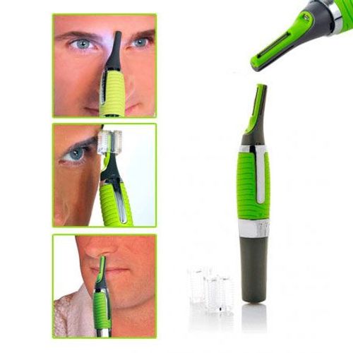 Rasoir Tondeuse Electrique Avec Led Sans Fil Pour Nez Oreilles Sourcils Homme