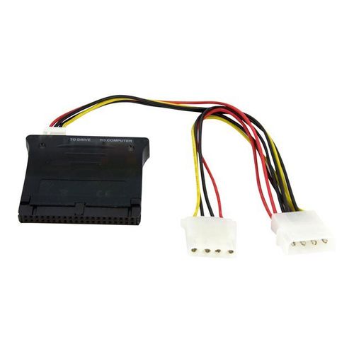 StarTech.com Adaptateur convertisseur bidirectionnel SATA / IDE pour disque dur - 1x IDE femelle - 1x SP4 mâle - 2x SATA plug - Contrôleur de stockage - 1 Canal - SATA 1.5Gb/s - 150 Mo/s - Ultra...