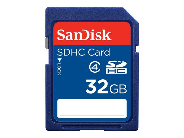 Carte mémoire flash SanDisk Standard SDHC 32 Go Class 4