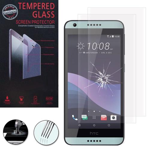 Htc Desire 650: Lot / Pack De 2 Films De Protection D'écran Verre Trempé