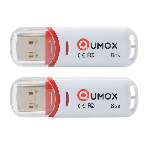 2PCS QUMOX Clé USB 8 Go - USB 2.0