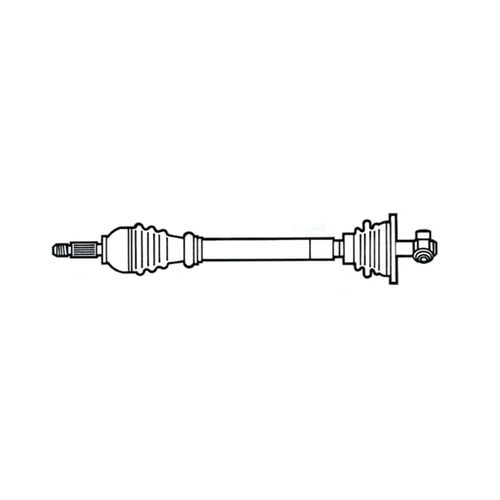 Cardan, Transmission Avant Gauche, Conducteur Renault Clio Ii 1,2 D7f-D4f Essence Consigne Incluse