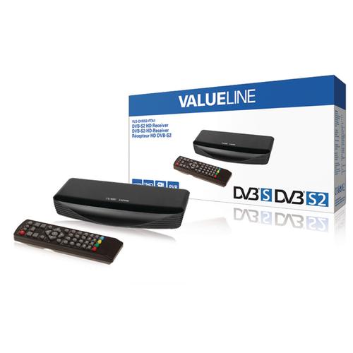 RÉCEPTEUR HD DVB-S2 1080P Valueline VLS-DVBS2-FTA1