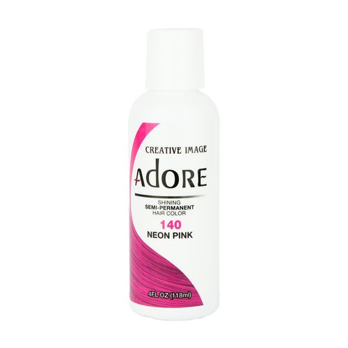 Creative Image Adore Brillant Semi-Permanent Couleur Des Cheveux 140 Neon Pink 118ml 