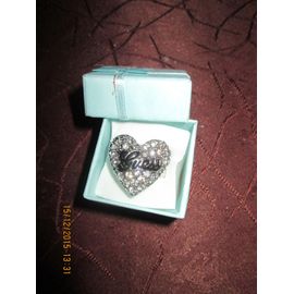 Bague Taille Elastique Guess Coeur Doré