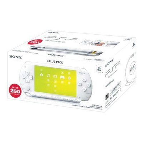 Sony Psp - Value Pack - Console De Jeu Portable - Blanc