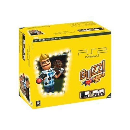 Sony Playstation 2 - Console De Jeux - Buzz! The Sports Quiz - Avec Buzz! Quiz Buzzer