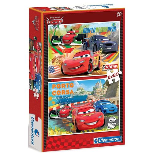 Puzzle 20 Pièces 2 Puzzles - Cars