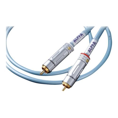ADL Alpha Line 1 - Câble audio - RCA mâle pour RCA mâle - 1 m - blindé (pack de 2)
