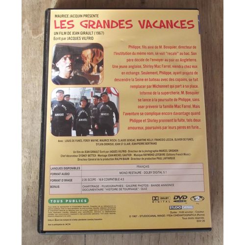 Les Grandes Vacances Collection Comiques De Légende Louis De Funès