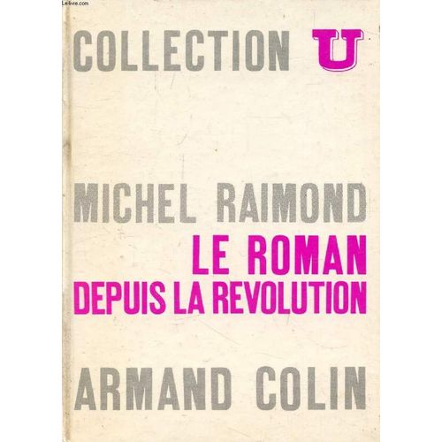 Le Roman Depuis La Revolution