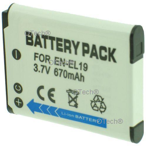 Batterie pour NIKON S6400 - Garantie 1 an