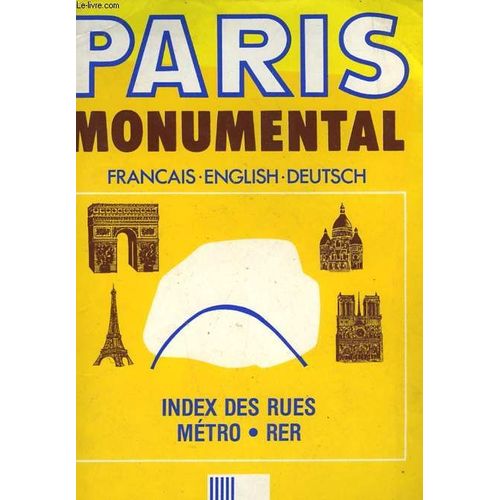 Paris Monumental Francais - English - Deutsch