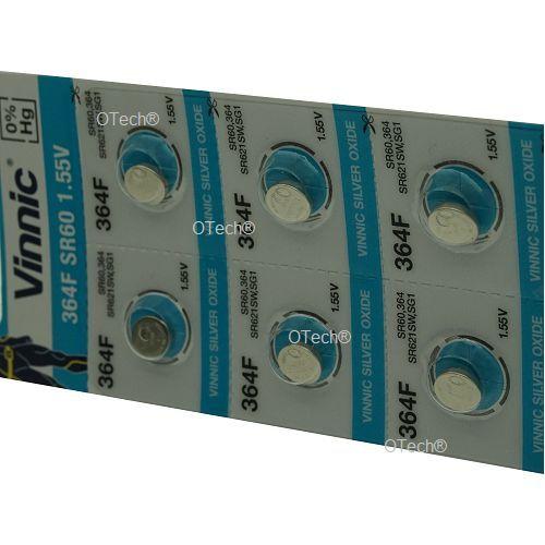 Pack de 10 piles Vinnic pour IEC SR60 - Garantie 1 an