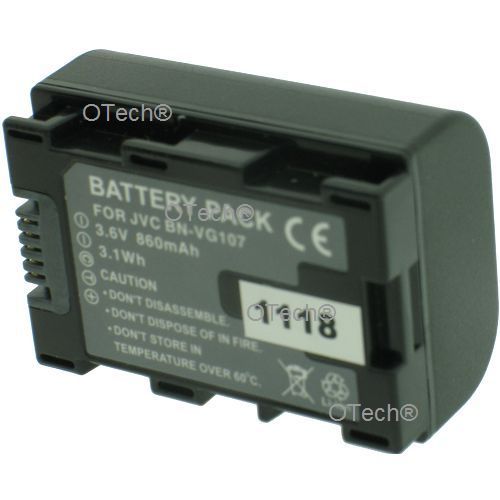 Batterie pour JVC GZ-E50W - Garantie 1 an