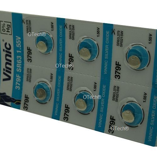 Pack de 10 piles Vinnic pour JIS SR63 - Garantie 1 an