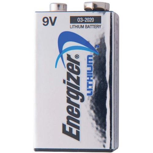 Pack de 10 Piles 9V / FR9 Lithium Energizer - Garantie 1 an