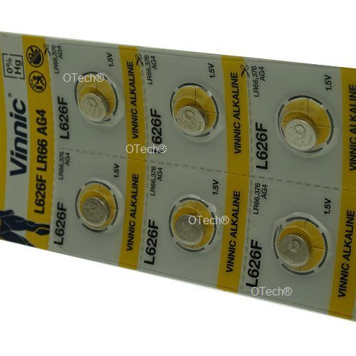 Pack de 10 piles Vinnic pour JIS LR66 - Garantie 1 an