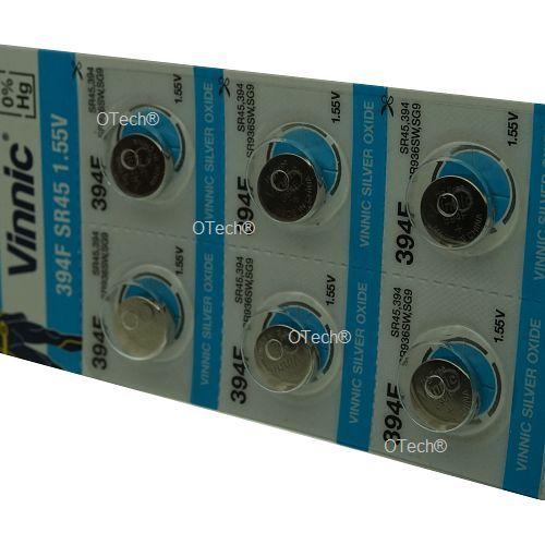 Pack de 10 piles Vinnic pour SWATCH IRONY SCUBA 200 CHRONO - Garantie 1 an