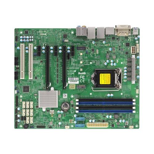 SUPERMICRO X11SAE - Carte-mère - ATX - LGA1151 Socket - C236 Chipset - USB 3.0, USB 3.1 - 2 x Gigabit LAN - carte graphique embarquée (unité centrale requise) - audio HD (8 canaux)