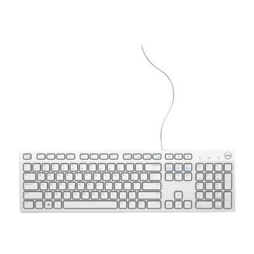 Dell KB216 - Clavier - USB - QWERTY - International US - blanc