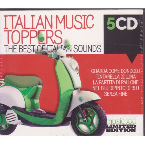 Italian Music Toppers The Best Italian Sounds  Coffret 5 Cds