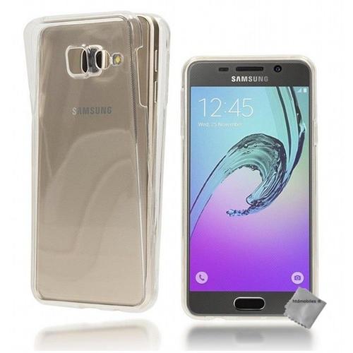 Housse Etui Coque Gel 360 Integrale Samsung Galaxy A5 (2016) + Verre Trempe - Transparent