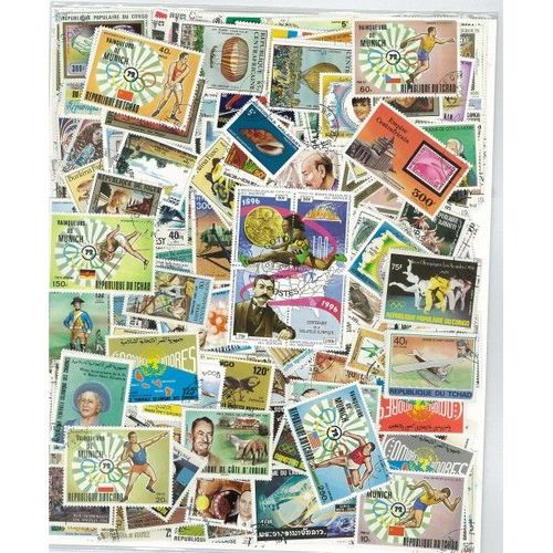 Communaute Francaise Series Completes 1000 Timbres Obliteres Differents