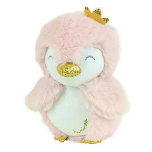 Jemini - Luminou - Peluche Pingouin Rose 14 Cm