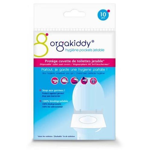 Protège cuvette de toilettes jetable x10 Orgakiddy