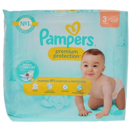 Pampers Premium Protection Taille 3 Couches X29 6 Kg - 10 Kg