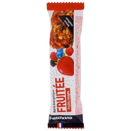 Overstims Barre Fruitées Fruits Rouges Unitaire (Saveur : Fruits Rouges) 