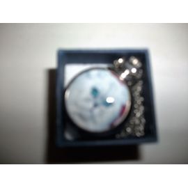 Collier Montre En Acier Avec Un Chat