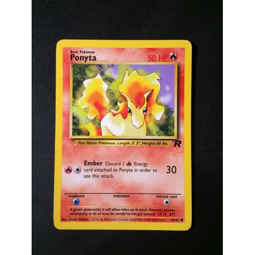 Ponyta 64/82 Eng Set Team Rocket 