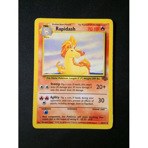 Rapidash ( Galopa ) 44/64 Eng Set Jungle 