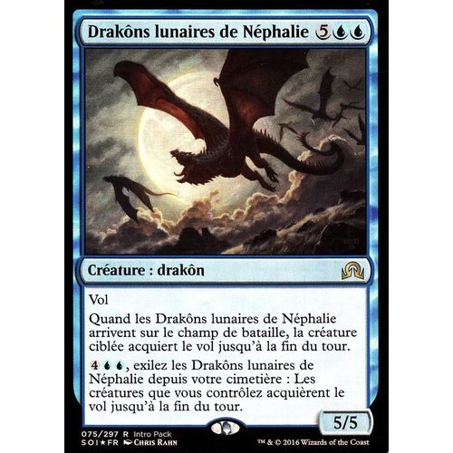 Drakôns Lunaires De Néphalie - Mtg - Foil Intro Pack - Ténèbres Sur Innistrad Vf - R 