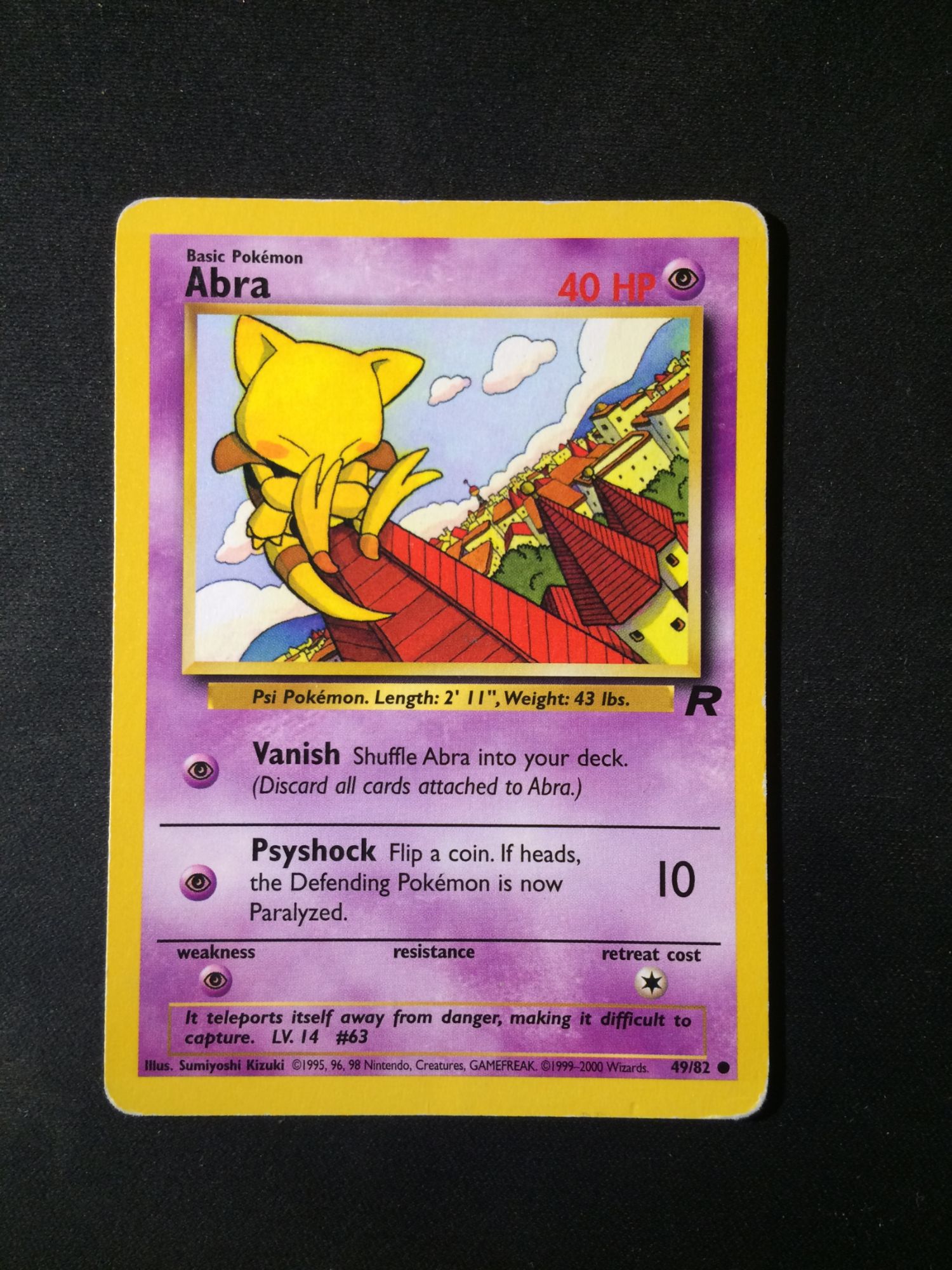 Abra 49/102 Eng Set Team Rocket 