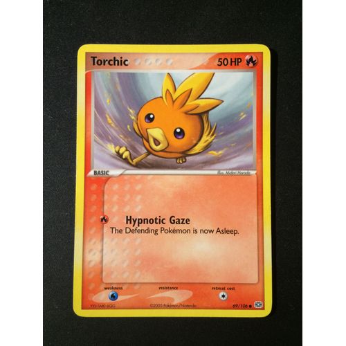 Torchic ( Poussifeu ) 69/106 Eng Set Ex Emeraude 