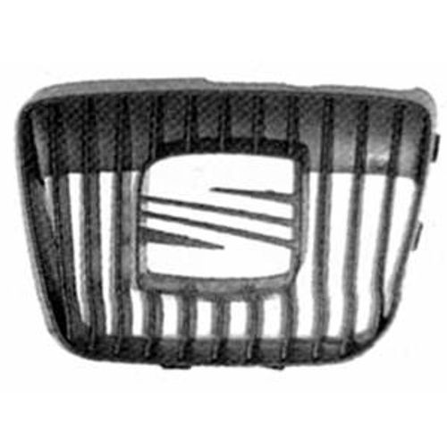 Grille De Calandre Centrale Supérieure Pour Seat Ibiza Ii Ph.3 1999-2002 Sans Logo, Pare Chocs Avant
