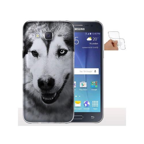 Coque Samsung J5 2016 Silicone Chien Husky - Collection Animaux