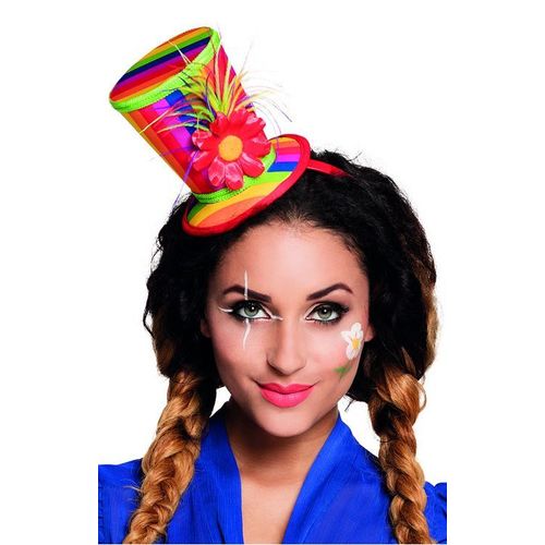 Mini Chapeau Haut De Forme Clown Adulte Taille Unique