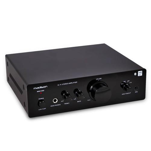 Amplificateur HIFI Stéréo MAD1000 100W BLUETOOTH/NFC/CD/AUX/MP3 Madison