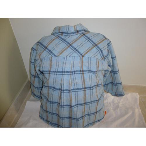 Chemise Tom Bus Laine 5 Ans Bleu Clair 